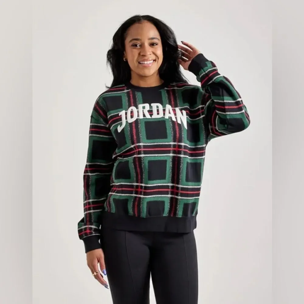 Nike Women’s Jordan Brooklyn Fleece Crewneck Sweatshirt NEW with tags Medium